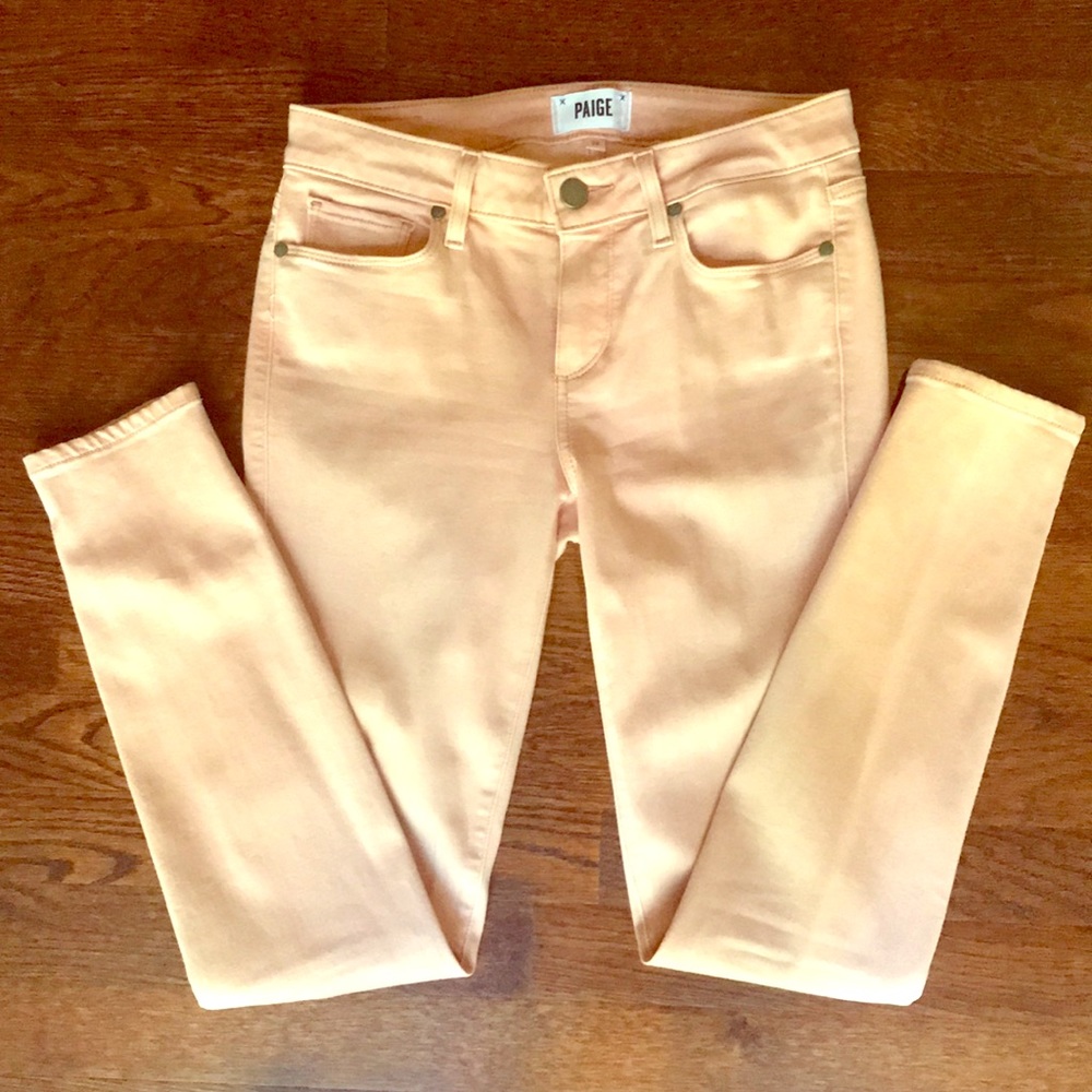 Paige Verdugo Ankle  Petal Pink size 28 jeans